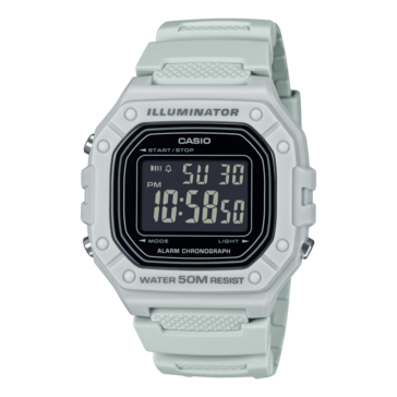 La montre Casio W-218H-8BV. (Source de l'image : Casio)