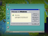 Une capture d'écran de Hytale exécutant une installation fonctionnelle de Windows 95 (source de l'image : HytaleModding on X)