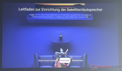 La Nebula P1 aide à installer les enceintes