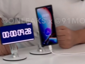 La vidéo de démonstration montre que le smartphone, dont le nom n'a pas été dévoilé, atteint un taux de charge de 10 % en 23 secondes, puis de 17 % en seulement 35 secondes. (Source de l'image : 91Mobiles x @OnLeaks)
