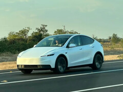 Le modèle Tesla le plus abordable s&#039;avère être un modèle Y allégé. (Image source : Reddit)
