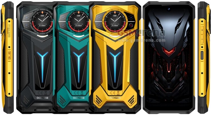 Le Doogee S200 Ultra devrait être disponible en trois couleurs. (Source : GSMArena)