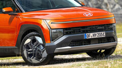 Hyundai Tucson (2026) : Le rendu montre la nouvelle génération du SUV à succès. (Source de l'image : Motor1)