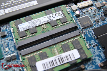 Les 2 modules de RAM Samsung