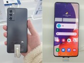Un "Galaxy A82 " dans la nature. (Source : Weibo)