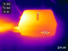 Geekom A7 vs. stress test (côté gauche)