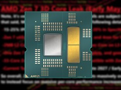 Les processeurs AMD Ryzen 9000 actuels sont dotés de deux CCD à 8 cœurs chacun. (Source de l'image : AMD, Moore's Law Is Dead)