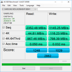 Omen X 17 - AS SSD.