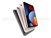 Un rendu de l'iPad Mini 6. (Source : FrontPageTech)