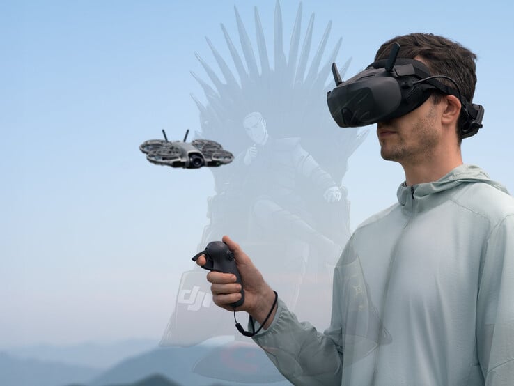 Le DJI Neo 2 piloté avec une paire de DJI Goggles N3. (Source de l'image : via Igor Bogdanov)