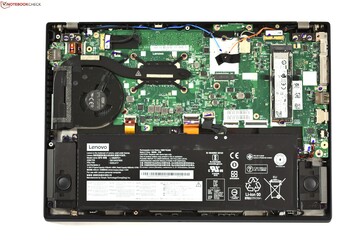 A l'intérieur du ThinkPad X390 : les composants.