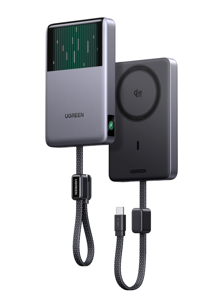La batterie externe magnétique MagFlow Pro est dotée d’un écran intelligent