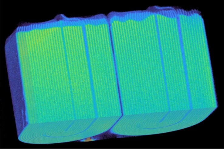 Le scanner de Lumafield de la Haribo Power Bank 20 000 mAh. (Source de l'image : Lumafield)