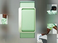 Le Luna Band est disponible dans de nombreuses couleurs, dont le vert.