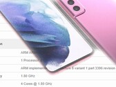 Le smartphone Samsung Galaxy S21 FE devrait être proposé dans une large gamme de couleurs. (Image source : Geekbench/LetsGoDigital/ConceptCreator - édité)