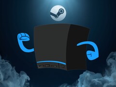 Une « Steam Machine » filmée en train de rouler à travers la fumée