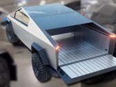 Le Tesla Cybertruck compense la taille réduite de son coffre par un vaste espace de chargement à l'arrière (Source de l'image : Tesla/TikTok - édité)