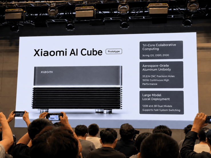 Prototype du Xiaomi AI Cube équipé des puces Xring O3, O100 et D100 (traduction automatique)