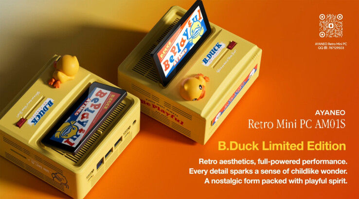 L'Ayaneo AM01S sera également disponible dans une option de couleur B.Duck Limited Edition. (Source de l'image : Ayaneo)
