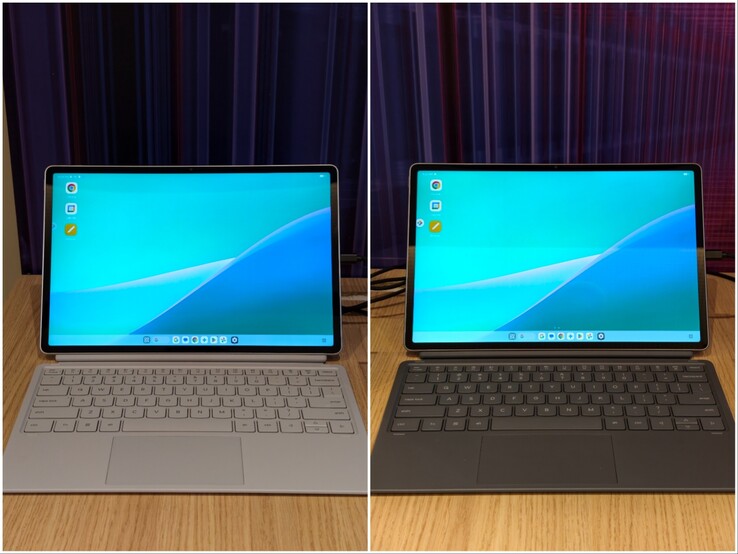 Lenovo Idea Tab Pro Gen 2 en couleurs Luna Grey et Cloud Grey.