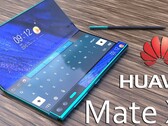 Le Mate X2 sera apparemment doté d'un design replié vers l'intérieur et d'un second écran. (Source de l'image : TechConfigurations)