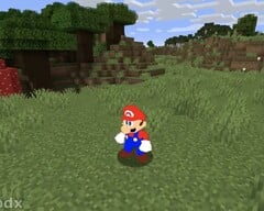 Un mod Minecraft utilise le moteur du jeu classique Super Mario 64 Jump &#039;n&#039; Run (Image : pdxdylan)