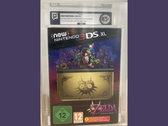 Une console New Nintendo 3DS XL Majora's Mask Limited Edition classée 85+ et scellée dans un boîtier en acrylique (source d'image : r/consoles)