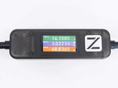 Le câble USB-C ChargerLAB Power-Z AK001 Charging Test est doté d'un écran couleur intégré. (Image source : ChargerLAB)