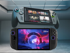 L'Asus ROG Xbox Ally X se trouve au-dessus du Lenovo Legion Go 2 (Source de l'image : Xbox Gaming, Lenovo avec modifications)