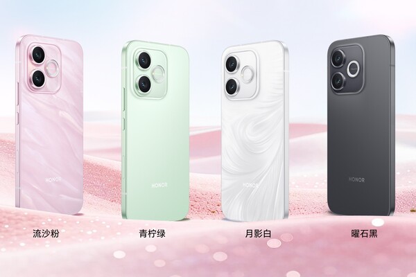 Le Honor X80i est disponible en quatre couleurs.