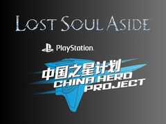 Les logos Lost Soul Aside et PlayStation China Hero Project sont affichés (Image source : Sony PlayStation YouTube avec modifications)