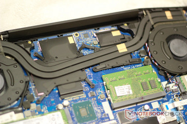 Caloducs du HP Pavilion Gaming 15t.