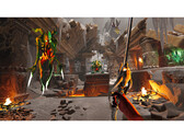 Capture d'écran du jeu Metal : Hellsinger montrant les ennemis. (Source de l'image : Steam)