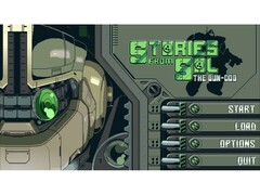 Capture d'écran du menu principal de Stories from Sol : The Gun-Dog. (Source de l'image : Steam)