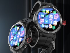 La smartwatch V10 4G est listée comme ayant une caméra rétractable dans la couronne rotative. (Image source : AliExpress)