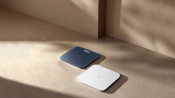 La Smart Scale S200 de Xiaomi est disponible en blanc ou en gris (Source de l'image : Xiaomi)