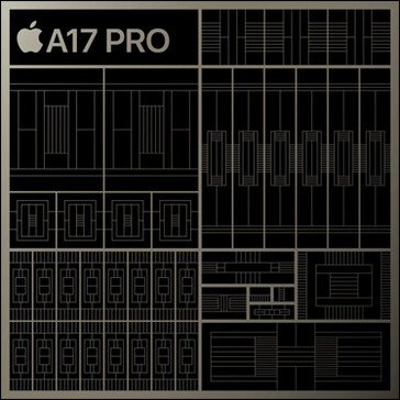 Les schémas du Apple A17 Pro. (Source : Apple)