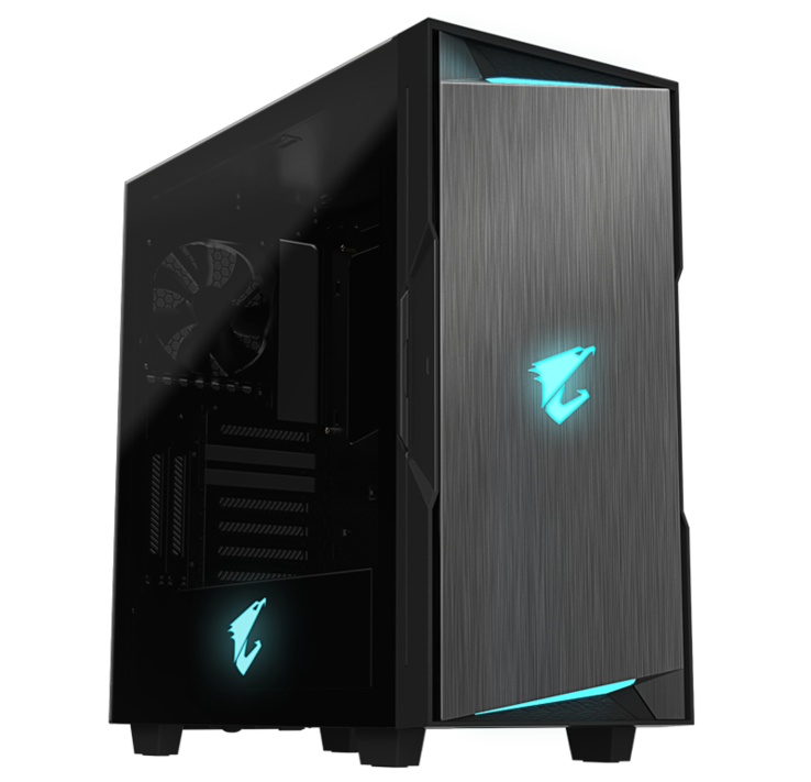 Le boîtier AORUS C300G STEALTH... (Source : Gigabyte)