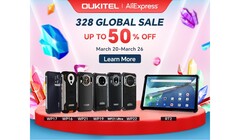 Oukitel fait la promotion de son dernier événement commercial. (Source : Oukitel)