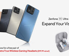 Le Zenfone 11 Ultra est vendu 100 $/100 € de moins que le ROG Phone 8. (Source de l'image : ASUS)