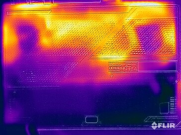 Test de résistance aux températures de surface (en bas)