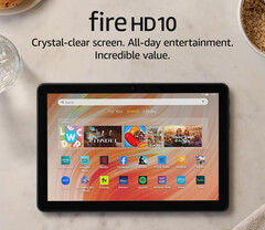 La dernière version de la tablette Amazon Fire HD 10 est sortie en 2023.