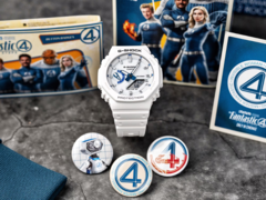 Les montres de la collection Casio G-Shock x Marvel Studios Fantastic Four sont arrivées au Royaume-Uni. (Source de l&#039;image : Casio)