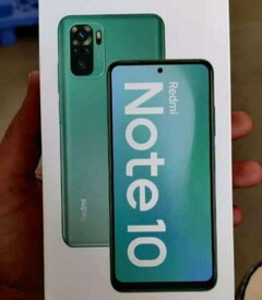 Le Redmi Note 10 pourrait avoir un affichage AMOLED, selon un emballage qui aurait fui. (Source de l'image : @yabhishekhd)