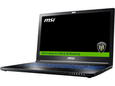 Courte critique du PC portable MSI WS63VR (i7-7700HQ, 4K, Quadro P4000 Max-Q)