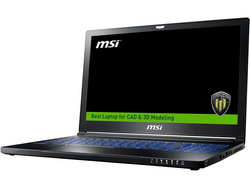 En test : le MSI WS63VR 7RL-023US. Modèle de test aimablement fourni par MSI.