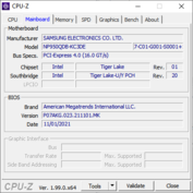 CPU-Z : Carte mère