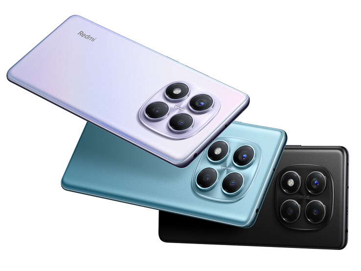 Les variantes de couleurs du Redmi Note 14 Pro LTE. Source de l'image : Xiaomi