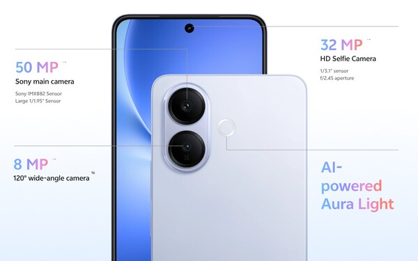 Le Vivo V60 Lite prend en charge l'enregistrement vidéo 4K.