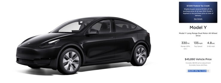 La nouvelle Model Y AWD peut être achetée à un prix proche de celui de la Model 3 RWD
